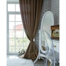 

Штора портьерная Этель 270х280 см, «Дамаск» CAPPUCCINO SOLID