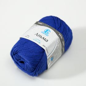 

Пряжа "Альма" 100% хлопок 170м/50гр (019 василёк)