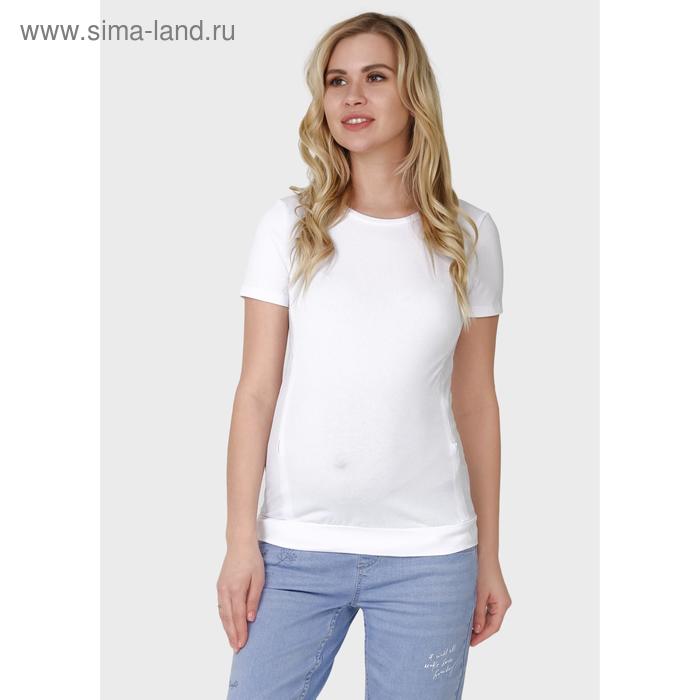 фото Базовая футболка для беременных и кормления «милли», размер 44, цвет белый i love mum