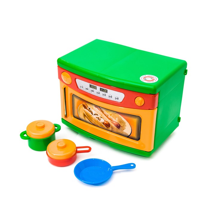 Микроволновая печь с набором посуды, МИКС