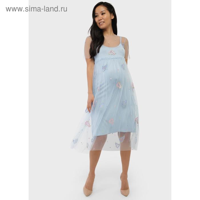 фото Вечернее платье для беременных «дэшер», размер 48, цвет голубой i love mum