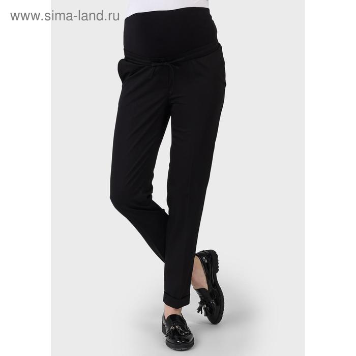 фото Классические брюки для беременных со вставкой на живот «леона», размер 44, цвет чёрный i love mum