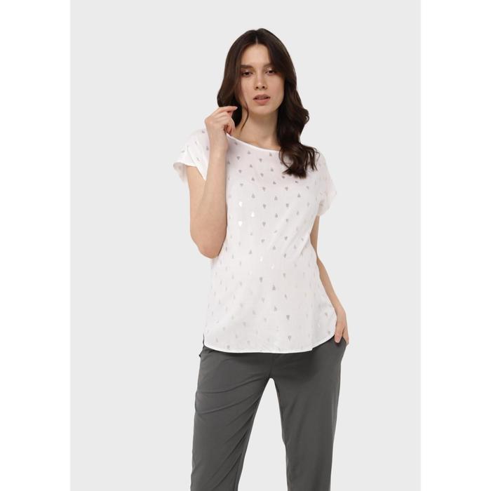 Блузка для беременных «Лиза», размер 46, цвет белый