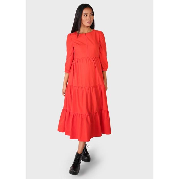 фото Платье «доминика», размер 44, цвет красный i love mum
