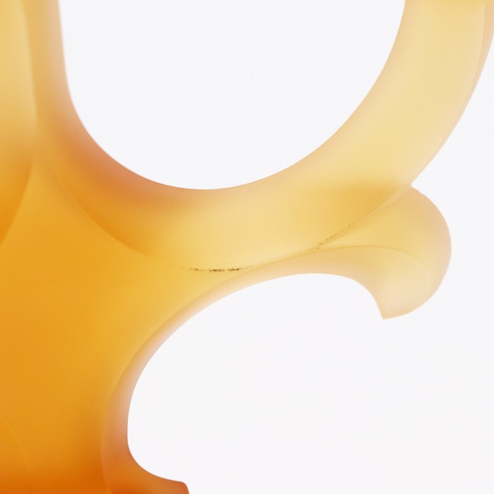 Подсвечник "Троити" на 3 свечи, янтарный