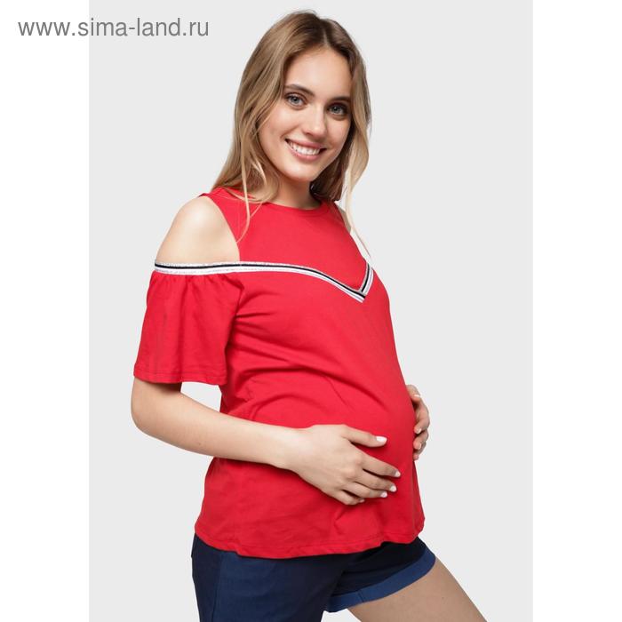 фото Футболка для беременных «стэфани», размер 42, цвет красный i love mum