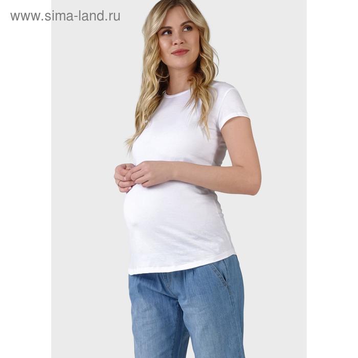Футболка для беременных «Эмилия», размер 44, цвет белый
