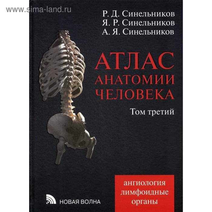 Атлас анатомии человека. В 4 т. Т. 3. Учение о сосудах и лимфоидных органах: Учебное пособие. 7-е изд., перераб. Синельников Р.Д,, Синельников Я.Р.