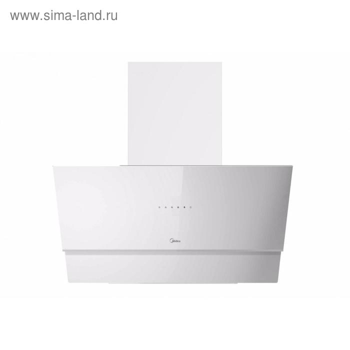 Вытяжка Midea MH90AN872GW, наклонная, 800 м3/ч, 4 скорости, 90 см, белая