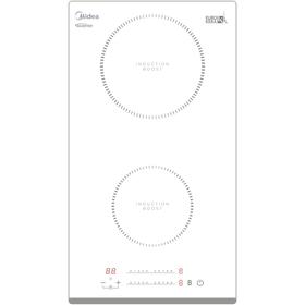 

Варочная поверхность Midea MIH32730FW, индукционная, 2 конфорки, сенсор, белая