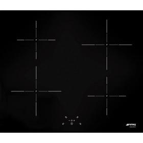 

Варочная поверхность Smeg SI5643D, электрическая, 3 конфорки, сенсор, чёрная