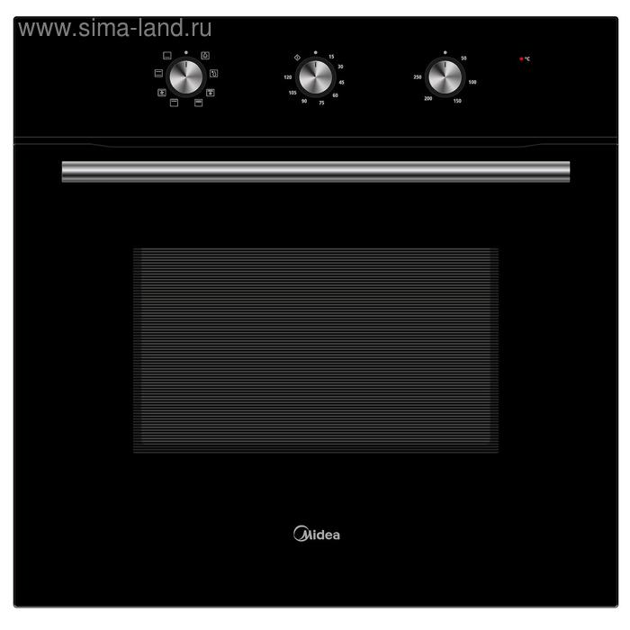 Духовой шкаф Midea MO37001GB, электрический, 70 л, класс А, чёрный