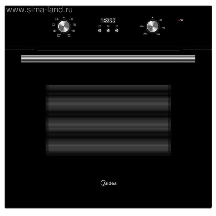 Духовой шкаф Midea MO47001GB, электрический, 70 л, класс А, чёрный