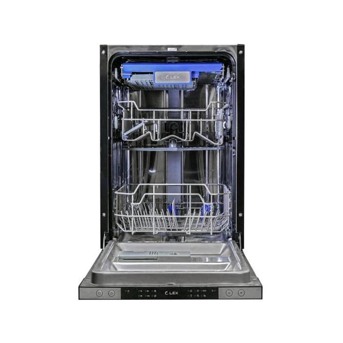 Посудомоечная машина Lex PM 4563 A, встраиваемая, класс А++, 10 комплектов, 6 режимов vstraivaemaya posudomoechnaya mashina lex pm 4563 n