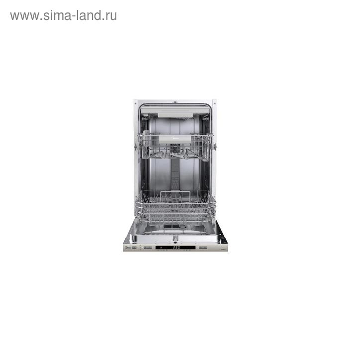 Купить Посудомоечная машина Midea MID45S710, встраиваемая, класс А++, 11 комплектов, 8 режимов Посудомоечная машина Midea MID45S710, встраиваемая, класс А++, 11 комплектов, 8 режимов