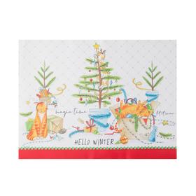 

Новогодняя салфетка на стол Hello winter 30х40см