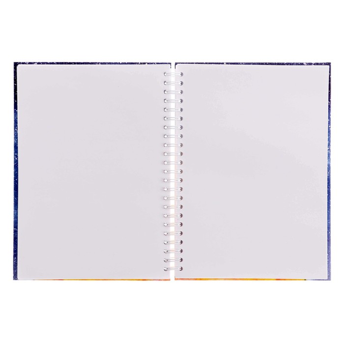 Блокнот-скетчбук А5+, 60 листов на гребне «Космоскетчи», твёрдая обложка, матовая ламинация, блок офсет 100 г/м2
