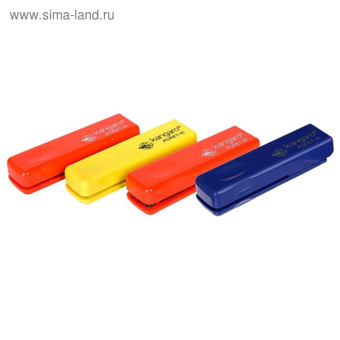 Степлеры, скобы Cтеплер Mini №10 Kangaro, микс Poket-10