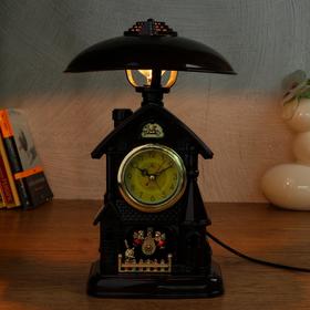 

Часы-светильник с будильником,1 АА, дискретный ход, d=6 см