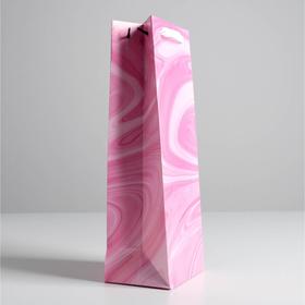 

Пакет ламинированный под бутылку With love, 13 x 36 x 10 см