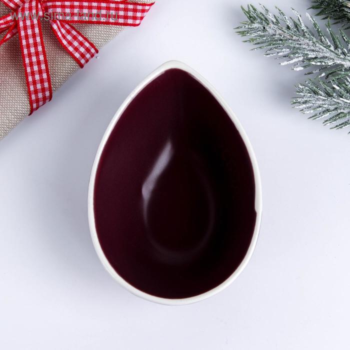 

Соусник «Всё сбудется», малиновый, 10 х 7 см