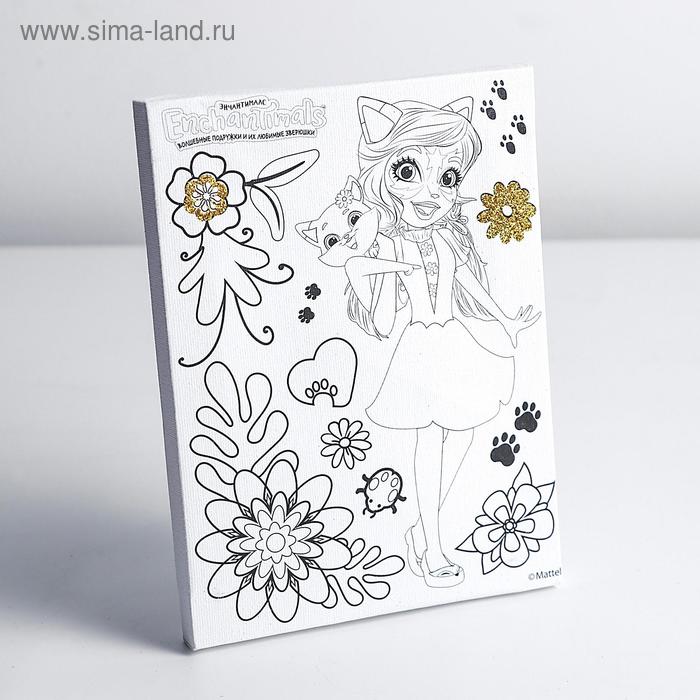 

Холст для росписи 15×20 см, Enchantimals (Фелисити Лис и Флик)