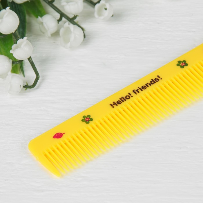 Расчёска складная, с хвостиком, цвета МИКС