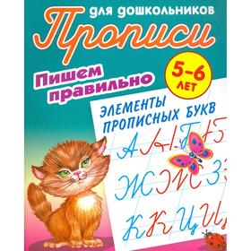 

Элементы прописных букв . Петренко С.В.