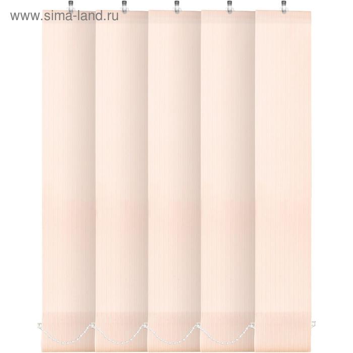 

Вертикальные жалюзи «Лайн», 160×180 см, управление к механизму, цвет розовый