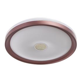 

Светильник с ПДУ 670521N LED 72Вт 3 режима 3000-6000К диммер кофе 49х49х8 см