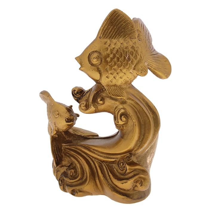 Нэцкэ "Карп" под бронзу