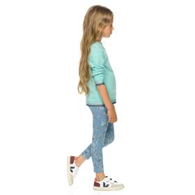 

Брюки для девочек, рост 86 см, цвет джинс