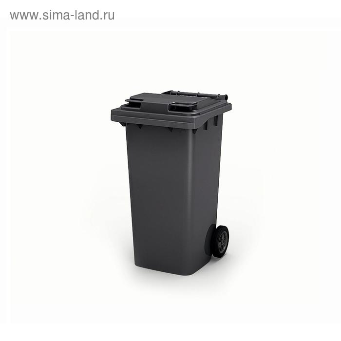 

Передвижной мусорный контейнер 240л., МКА-240, 106,9х72,1х58,2см, серый