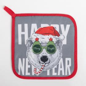 

Набор кухонный "Happy new year" подставка, прихватка