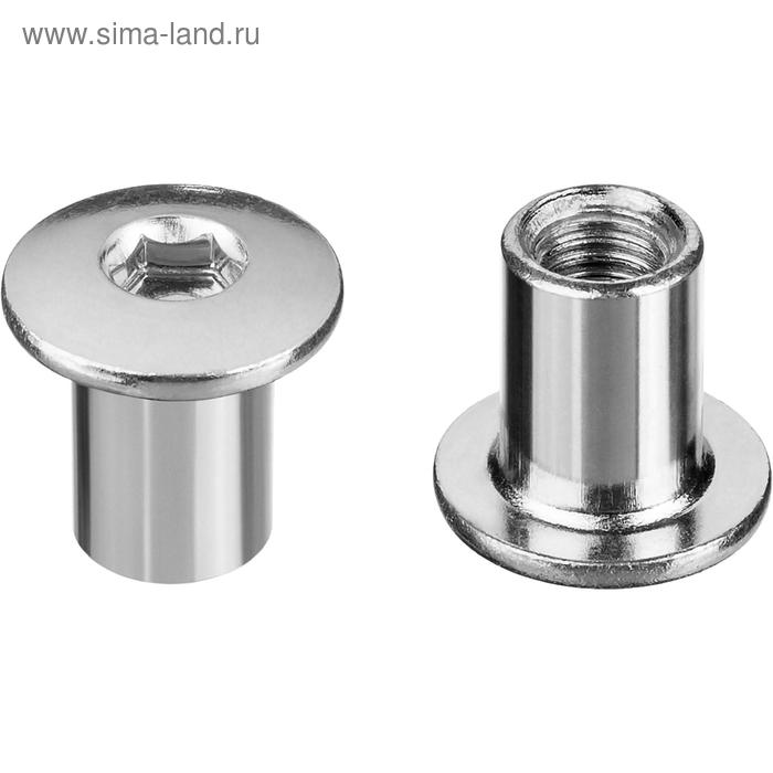 

Гайка ЗУБР, эриксона, с полукруглой головкой, оцинкованная, M6x12мм, 5 кг