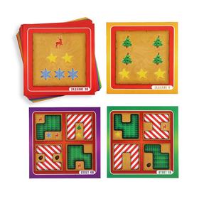Магнитная игра «Что задумал Дед Мороз», 48 карт, 4 магнитных детали от Сима-ленд