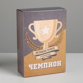 Коробка складная «Чемпион», 16 × 23 × 7.5 см Ош
