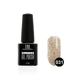 

Гель-лак TNL Glitter, №31 Серебряный с малиновыми блестками, 6 мл