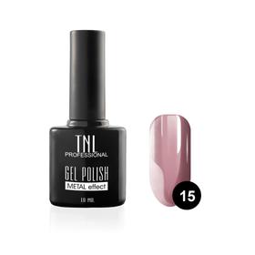

Гель-лак TNL Metal, №15 серебряно-розовый, 10 мл