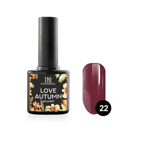 

Гель-лак TNL Love autumn, №22 рубиновый, 10 мл