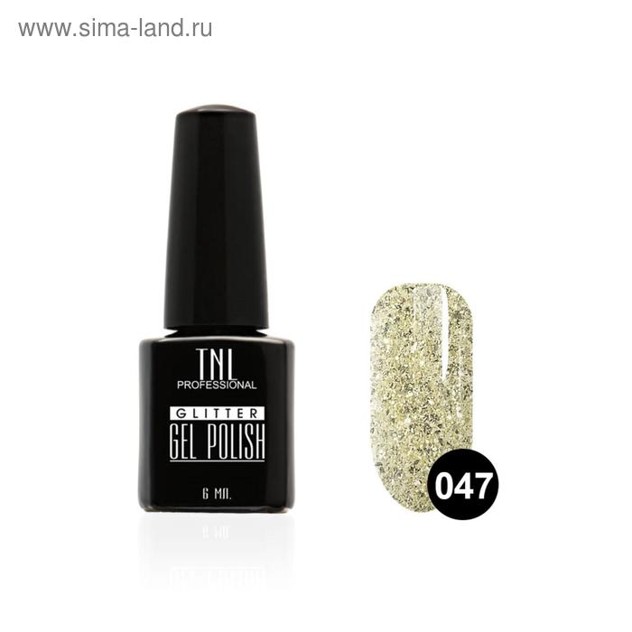 

Гель-лак TNL Glitter, №47 дымчато-белый, 6 мл