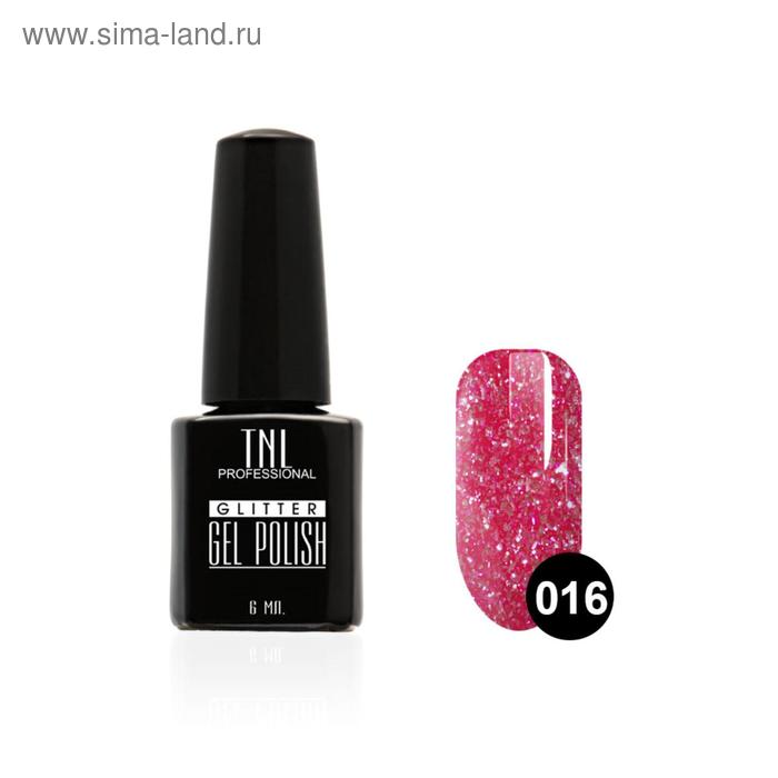 

Гель-лак TNL Glitter, №16 вишнёвый, 6 мл