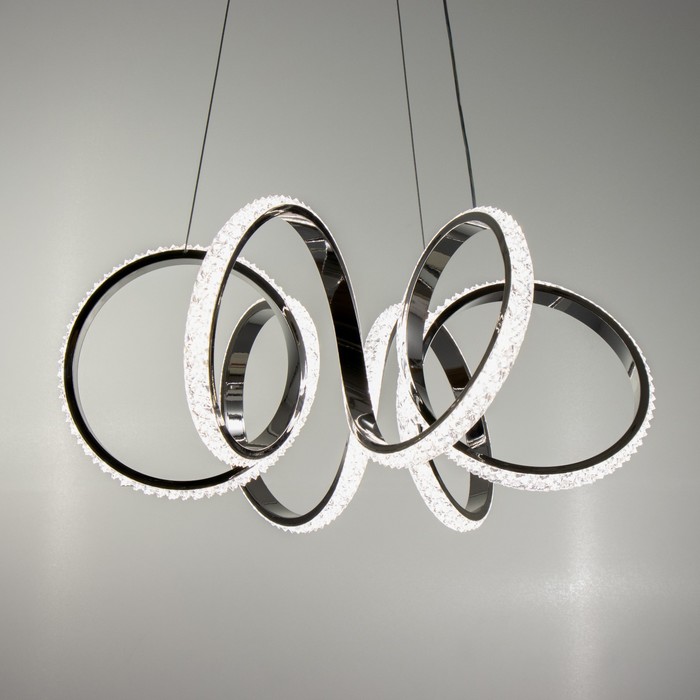 

Люстра 59915/1 LED 72Вт 4000К серебро 50х50х20-102 см