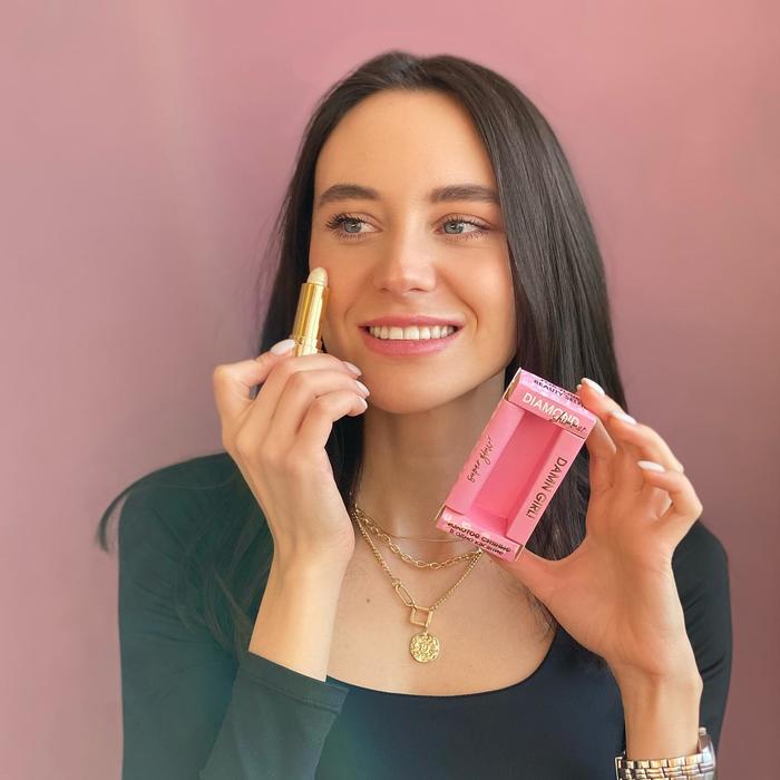 

Голографический шиммер для лица InstaQueen, оттенок холодное золото