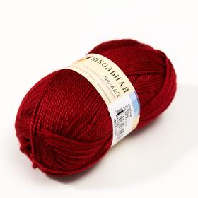 

Пряжа "Школьная" 100% акрил 150м/50гр (07-Бордо)