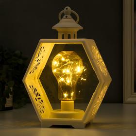 

Ночник "Свечи" LED от батареек 3хААА белый 9,8х17,5х25 см
