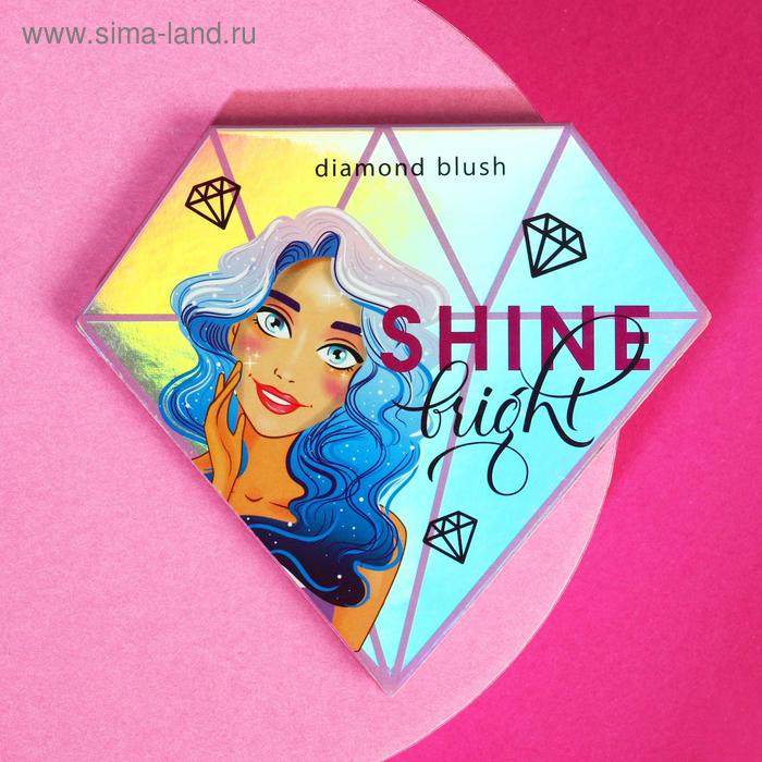 

Запечённые румяна Shine bright, оттенок натурально-розовый