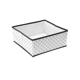 Коробка квадратная для хранения вещей Eco White, 30х30х13 см Ош