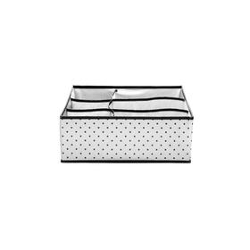 

Большой органайзер Eco White, 6 секций, 40х37х15 см