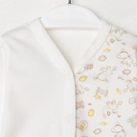 

Комбинезон детский, цвет молочный, рост 56 см